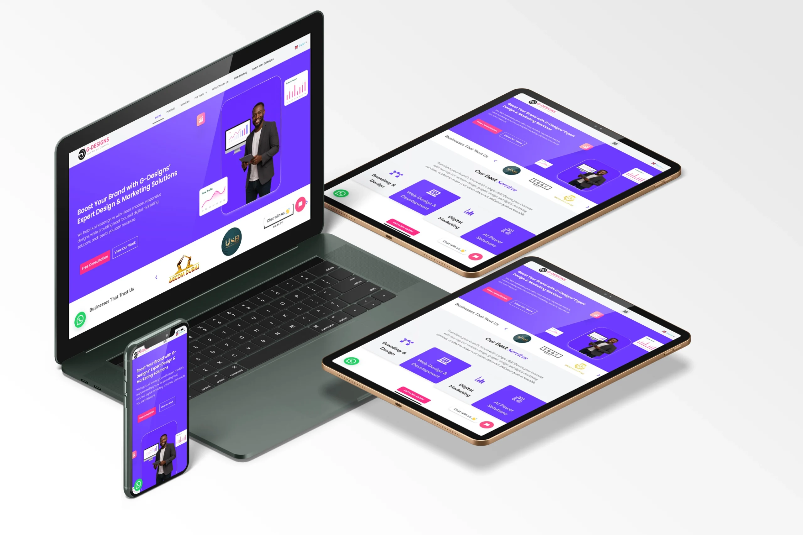 G-Designs is a digital marketing agency offering SEO, social media, branding, and website design services that help businesses grow and get real results.