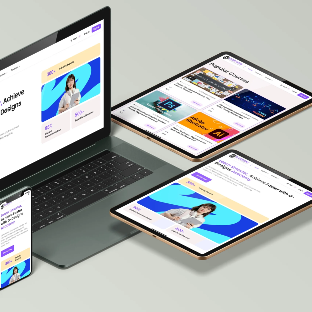 Gdesigns Academy offers practical online courses in design, marketing, and tech. Learn new skills, earn certificates, and grow your career at your pace.