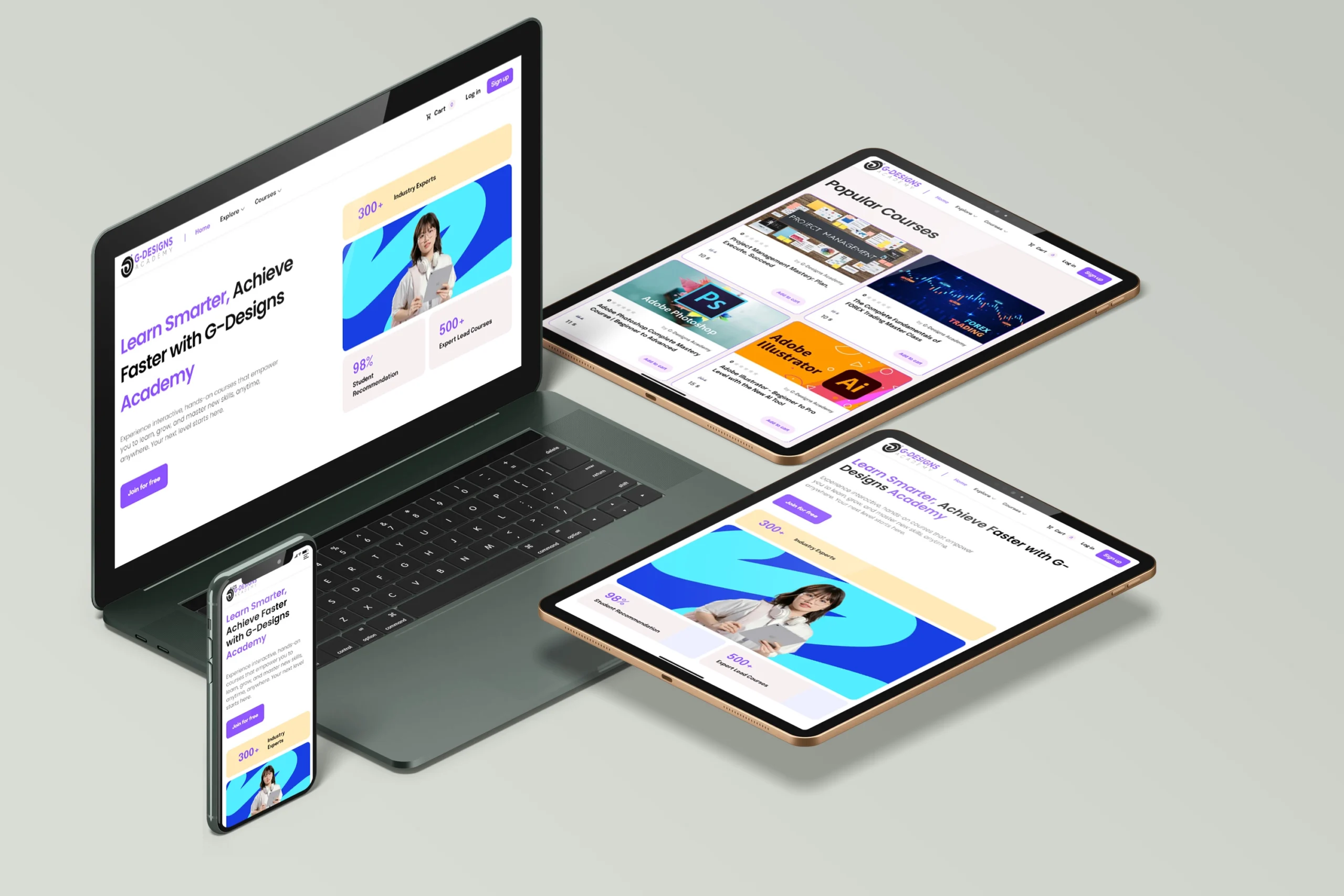 Gdesigns Academy offers practical online courses in design, marketing, and tech. Learn new skills, earn certificates, and grow your career at your pace.