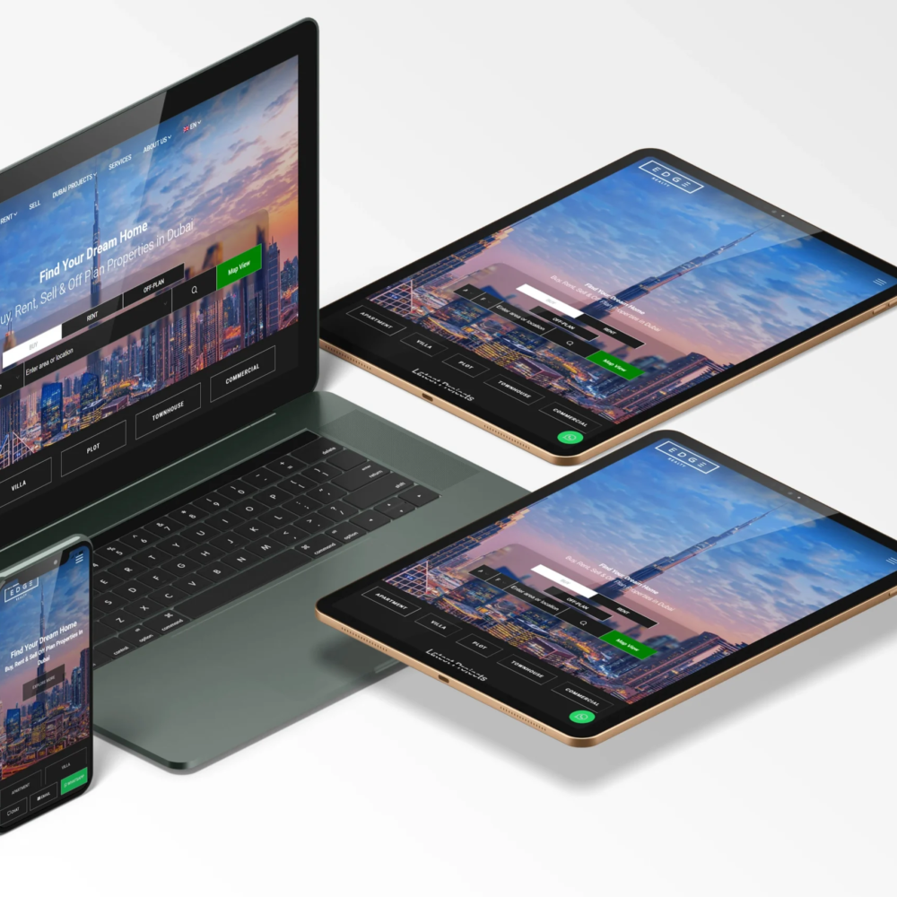 real estate website design