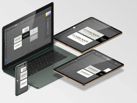 Professional logo redesign for Luminate Community Management in Dubai. Discover how G-Designs LTD created a modern, premium brand identity for a leading community management company.